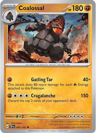 Coalossal 95 - SV05 Temporal Forces Reverse Holofoil - Poke-Collect