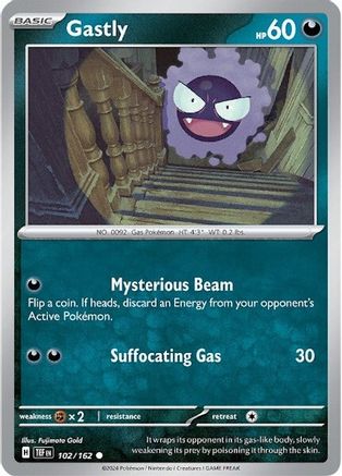 Gastly - 102/162 102 - SV05 Temporal Forces - Poke-Collect