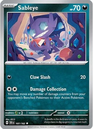 Sableye 107 - SV05 Temporal Forces - Poke-Collect