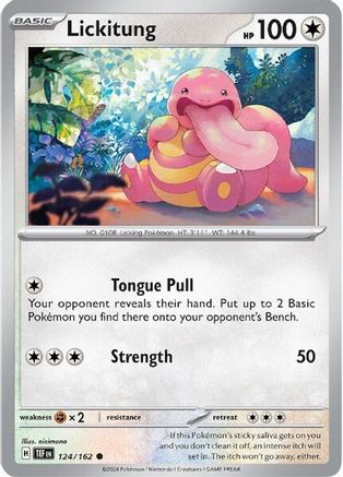 Lickitung - 124/162 124 - SV05 Temporal Forces - Poke-Collect