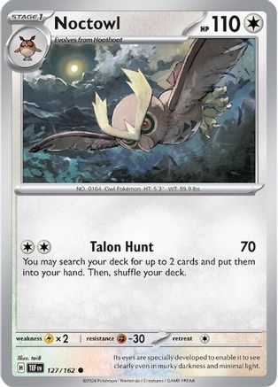 Noctowl 127 - SV05 Temporal Forces - Poke-Collect