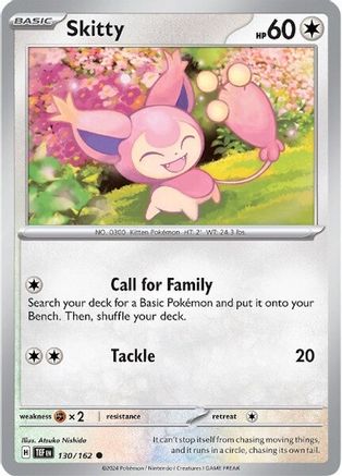 Skitty 130 - SV05 Temporal Forces - Poke-Collect
