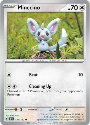 Minccino - 136/162 136 - SV05 Temporal Forces - Poke-Collect