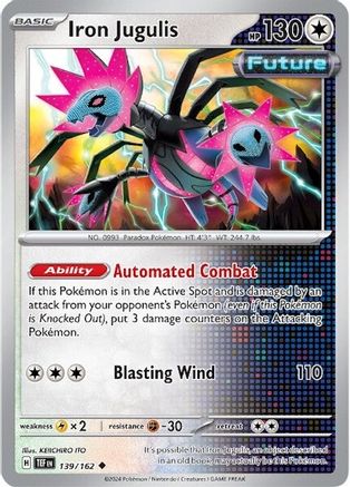 Iron Jugulis 139 - SV05 Temporal Forces Reverse Holofoil - Poke-Collect