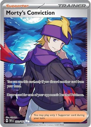Morty's Conviction - 201/162 201 - SV05 Temporal Forces Holofoil - Poke-Collect