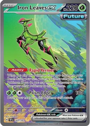 Iron Leaves ex - 203/162 203 - SV05 Temporal Forces Holofoil - Poke-Collect