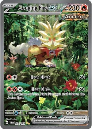 Gouging Fire ex - 204/162 204 - SV05 Temporal Forces Holofoil - Poke-Collect