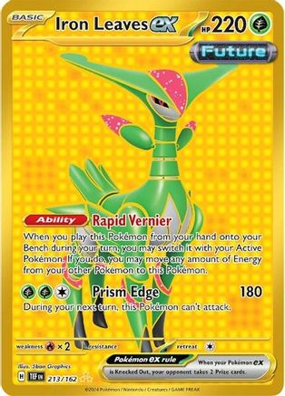 Iron Leaves ex - 213/162 213 - SV05 Temporal Forces Holofoil - Poke-Collect