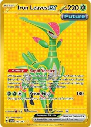 Iron Leaves ex - 213/162 213 - SV05 Temporal Forces Holofoil - Poke-Collect