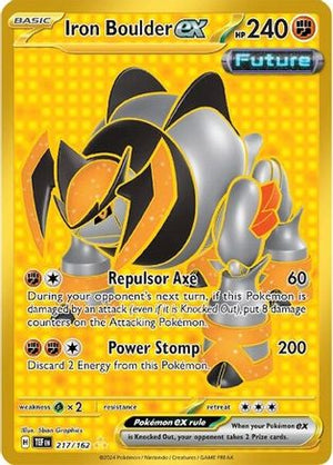 Iron Boulder ex - 217/162 217 - SV05 Temporal Forces Holofoil - Poke-Collect