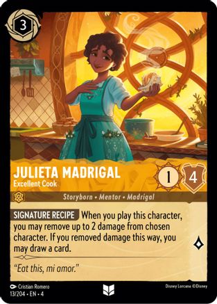 Julieta Madrigal - Excellent Cook (13/204) - Ursulas Return Cold Foil