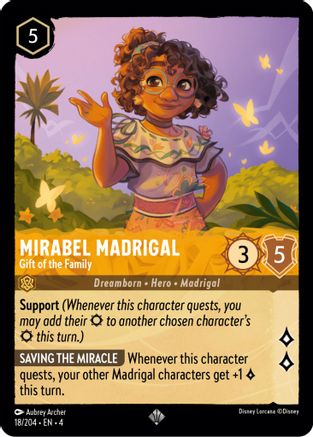 Mirabel Madrigal - Gift of the Family (18/204) - Ursulas Return Cold Foil