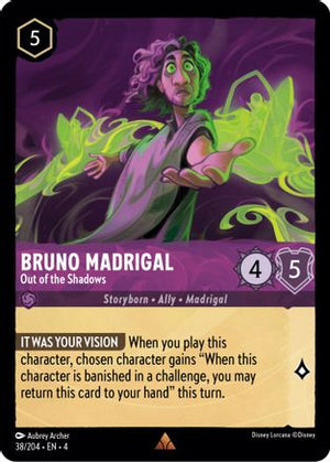 Bruno Madrigal - Out of the Shadows (38/204) - Ursulas Return Cold Foil