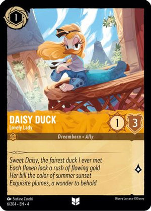 Daisy Duck - Lovely Lady (6/204) - Ursulas Return Cold Foil