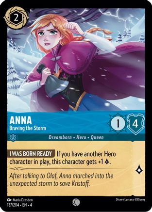 Anna - Braving the Storm (137/204) - Ursulas Return Cold Foil