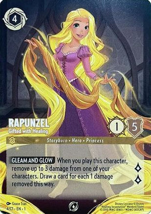 Rapunzel - Gifted with Healing (4) - Disney Lorcana Promo Cards Holofoil