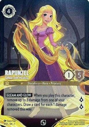 Rapunzel - Gifted with Healing (4) - Disney Lorcana Promo Cards