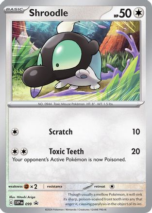 Shroodle - 099 99 - SV Scarlet & Violet Promo Cards Holofoil - Poke-Collect