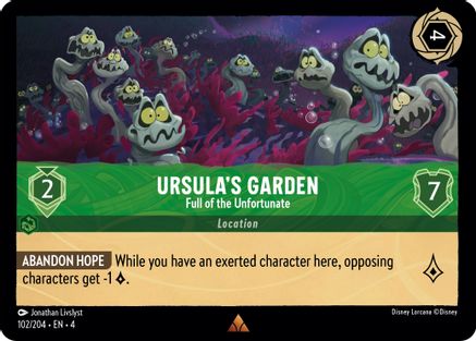 Ursula's Garden - Full of the Unfortunate (102/204) - Ursulas Return Cold Foil - Poke-Collect