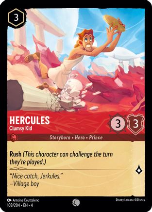 Hercules - Clumsy Kid (108/204) - Ursulas Return