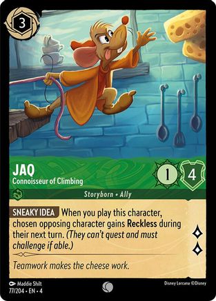 Jaq - Connoisseur of Climbing (77/204) - Ursulas Return Cold Foil