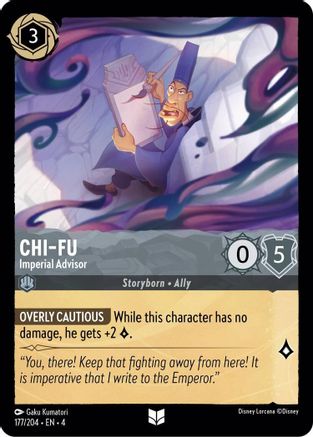 Chi-Fu - Imperial Advisor (177/204) - Ursulas Return Cold Foil