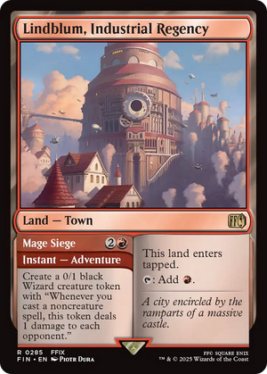 Lindblum, Industrial Regency // Mage Siege (FIN-285) - FINAL FANTASY Foil - Poke-Collect