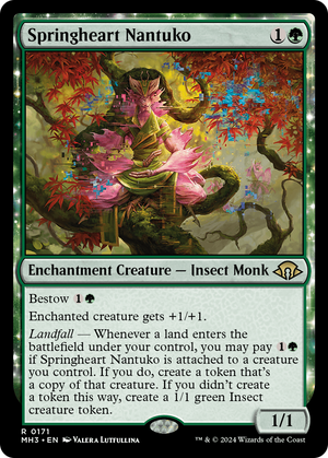 Springheart Nantuko (MH3-171) - Modern Horizons 3: (enchantment) Foil - Poke-Collect