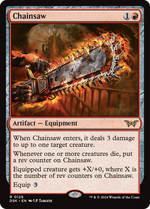 Chainsaw (DSK-128) - Duskmourn: House of Horror Foil - Poke-Collect