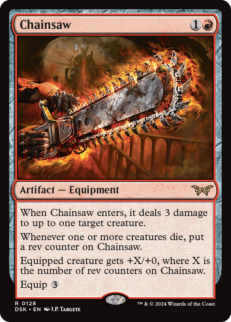 Chainsaw (DSK-128) - Duskmourn: House of Horror - Poke-Collect