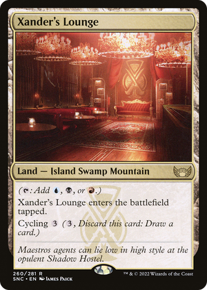 Xander's Lounge (SNC-260) - Streets of New Capenna