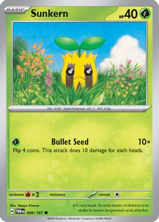 Sunkern 6 - SV06 Twilight Masquerade - Poke-Collect