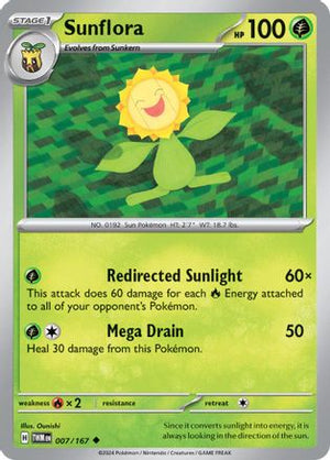 Sunflora 7 - SV06 Twilight Masquerade Reverse Holofoil - Poke-Collect