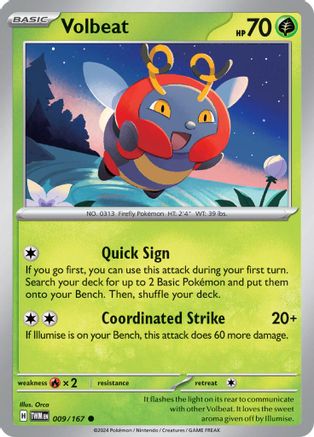 Volbeat 9 - SV06 Twilight Masquerade - Poke-Collect