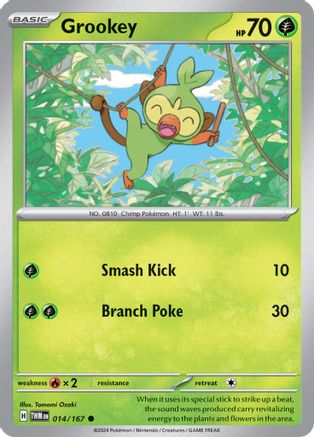 Grookey 14 - SV06 Twilight Masquerade - Poke-Collect