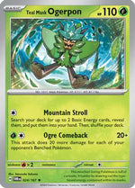 Teal Mask Ogerpon 24 - SV06 Twilight Masquerade Reverse Holofoil - Poke-Collect