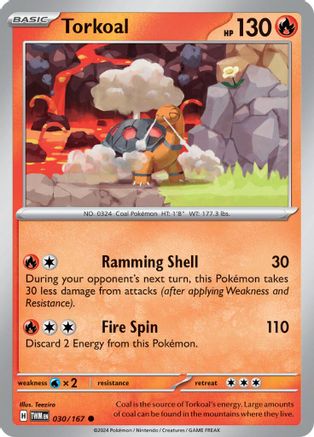 Torkoal 30 - SV06 Twilight Masquerade - Poke-Collect