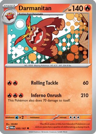 Darmanitan 35 - SV06 Twilight Masquerade - Poke-Collect