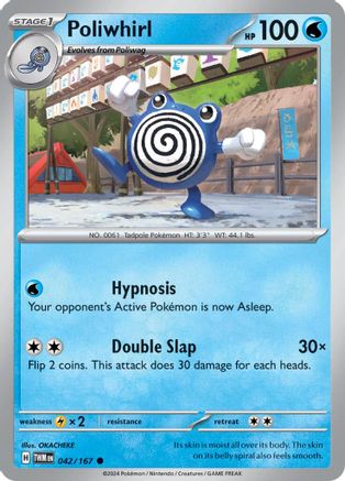 Poliwhirl 42 - SV06 Twilight Masquerade - Poke-Collect