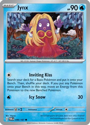 Jynx 46 - SV06 Twilight Masquerade Reverse Holofoil - Poke-Collect