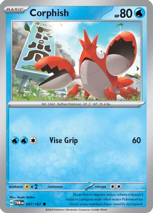 Corphish 47 - SV06 Twilight Masquerade - Poke-Collect