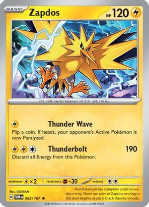 Zapdos 65 - SV06 Twilight Masquerade Holofoil