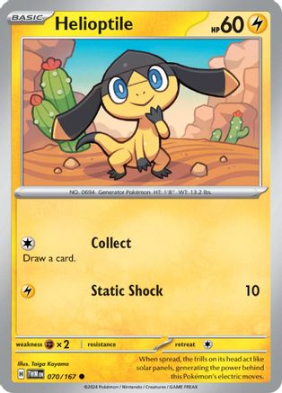Helioptile 70 - SV06 Twilight Masquerade - Poke-Collect