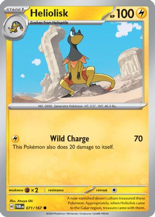 Heliolisk - 071/167 71 - SV06 Twilight Masquerade - Poke-Collect
