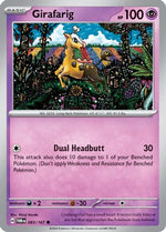 Girafarig 83 - SV06 Twilight Masquerade - Poke-Collect