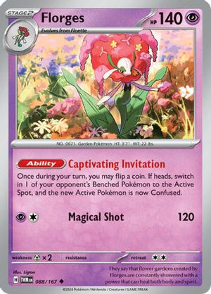 Florges 88 - SV06 Twilight Masquerade - Poke-Collect