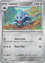 Lairon - 121/167 121 - SV06 Twilight Masquerade Reverse Holofoil - Poke-Collect