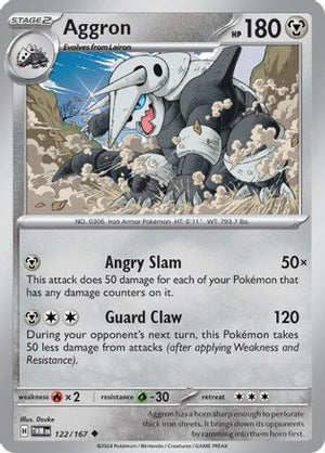 Aggron 122 - SV06 Twilight Masquerade Reverse Holofoil - Poke-Collect