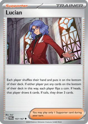 Lucian - 157/167 157 - SV06 Twilight Masquerade Reverse Holofoil - Poke-Collect