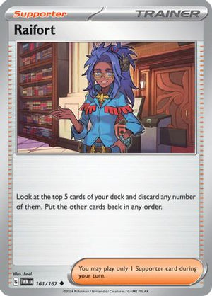 Raifort 161 - SV06 Twilight Masquerade Reverse Holofoil - Poke-Collect